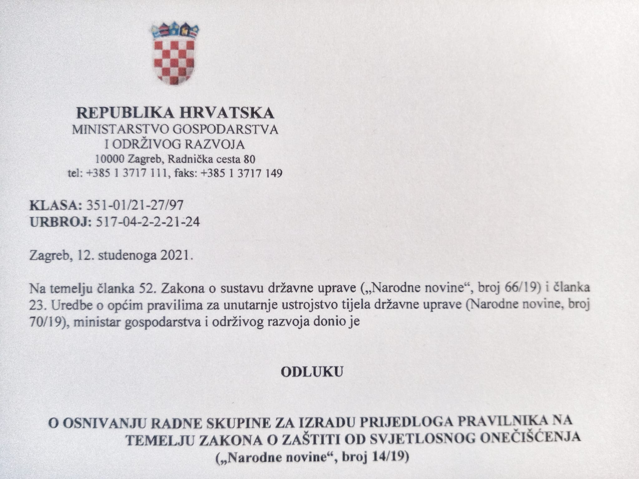 22021 11 15 MINGOR radna skupina